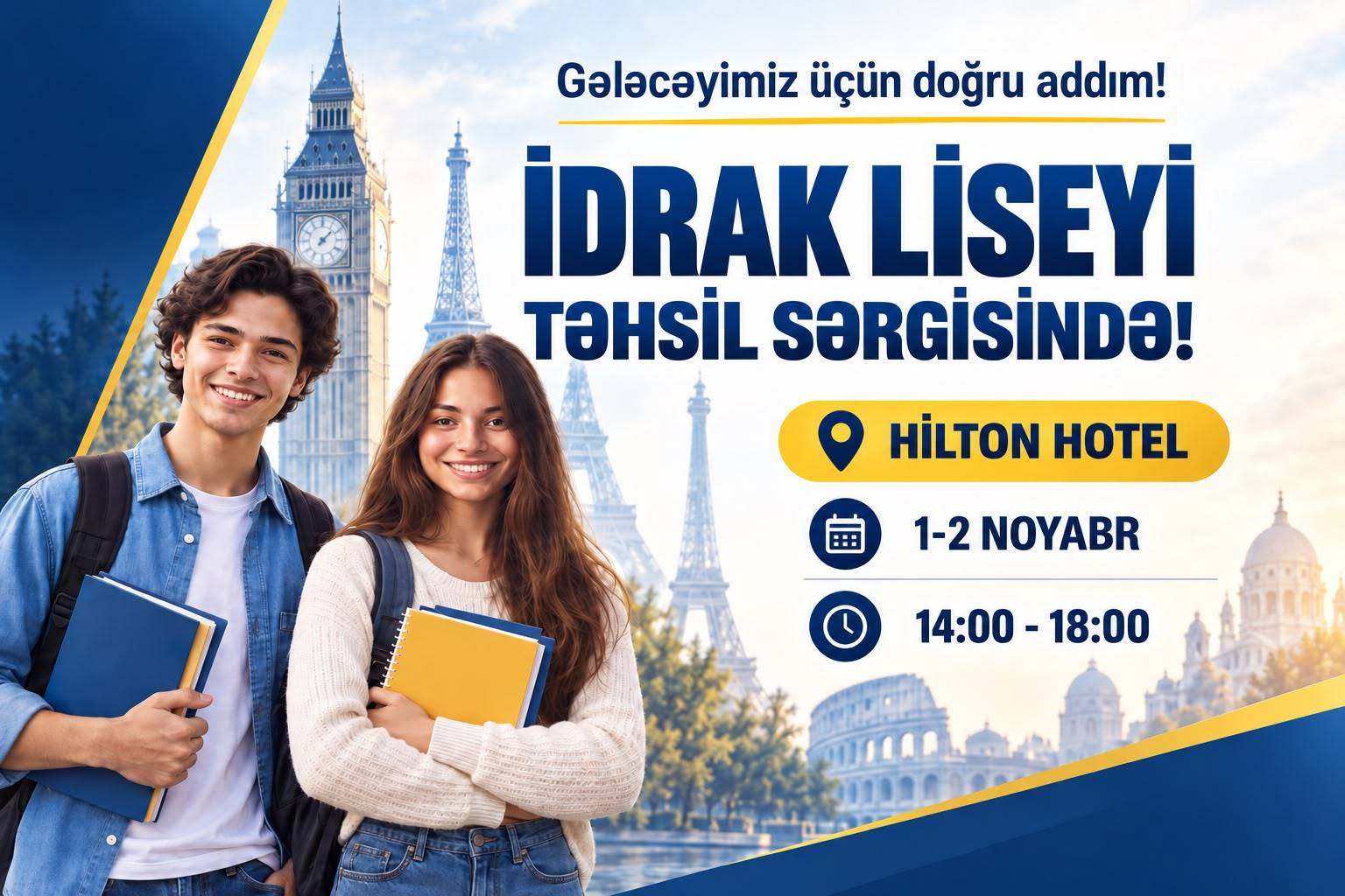HİLTON OTELDƏ TƏHSİL SƏRGİSİ